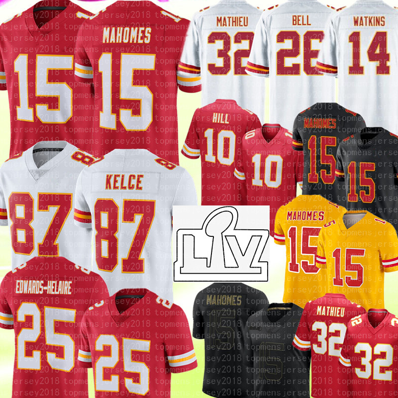15 Patrick Mahomes Jersey 87 Travis Kelce 25 Clyde Edwards-Helaire Jerseys Tyreek Hill Tyrann Mathieu Le'Veon Bell Sammy Watkins Hardman, Women
15 Patrick Mahomes Jersey 87 Travis Kelce 25 Clyde Edwards-Helaire Jerseys Tyreek Hill Tyrann Mathieu Le'Veon Bell Sammy Watkins Hardman, Women