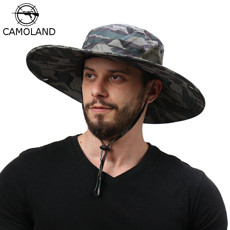 CAMOLAND New Arrival Bucket Hats For Men Camouflage Sun Hat Male Outdoor Tactical Fishing Hiking Caps Long Wide Brim Booie Cap, Green
CAMOLAND New Arrival Bucket Hats For Men Camouflage Sun Hat Male Outdoor Tactical Fishing Hiking Caps Long Wide Brim Booie Cap, Green