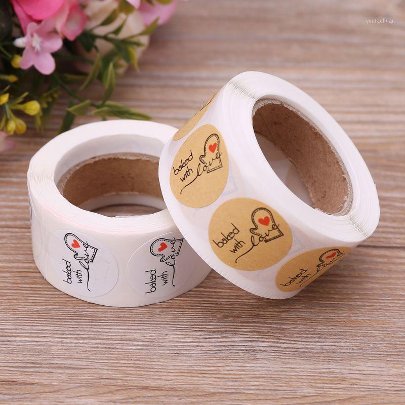 500pcs Baked With Love Round Adhesive Label Sealing Stickers Packing Tag Gift Baking Scrapbook Wedding Party 1 Inch on a Roll1
500pcs Baked With Love Round Adhesive Label Sealing Stickers Packing Tag Gift Baking Scrapbook Wedding Party 1 Inch on a Roll1