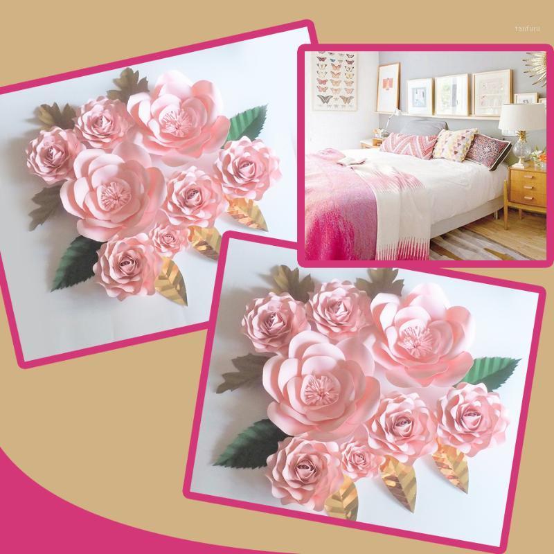 2020 DIY Craft Large Giant Paper Flowers Rose 8PCS +Leaves 8PCS Wedding Flower Backdrop Nursery Flower Wall Decor Video Tutorial1, Custom color
2020 DIY Craft Large Giant Paper Flowers Rose 8PCS +Leaves 8PCS Wedding Flower Backdrop Nursery Flower Wall Decor Video Tutorial1, Custom color