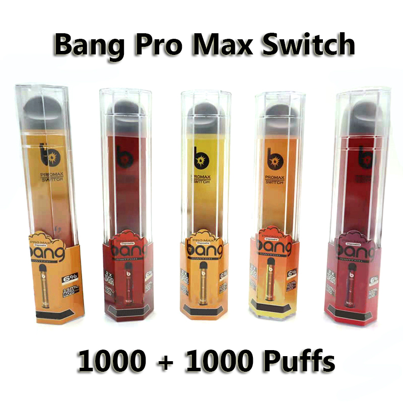 BANG PRO MAX Switch Disposable Vape 2 in 1 Electronic Cigarette 2000 Puffs Dual-FLA Disposable E-Cigs Bang XXL 2in1 Device 5 Combination
BANG PRO MAX Switch Disposable Vape 2 in 1 Electronic Cigarette 2000 Puffs Dual-FLA Disposable E-Cigs Bang XXL 2in1 Device 5 Combination