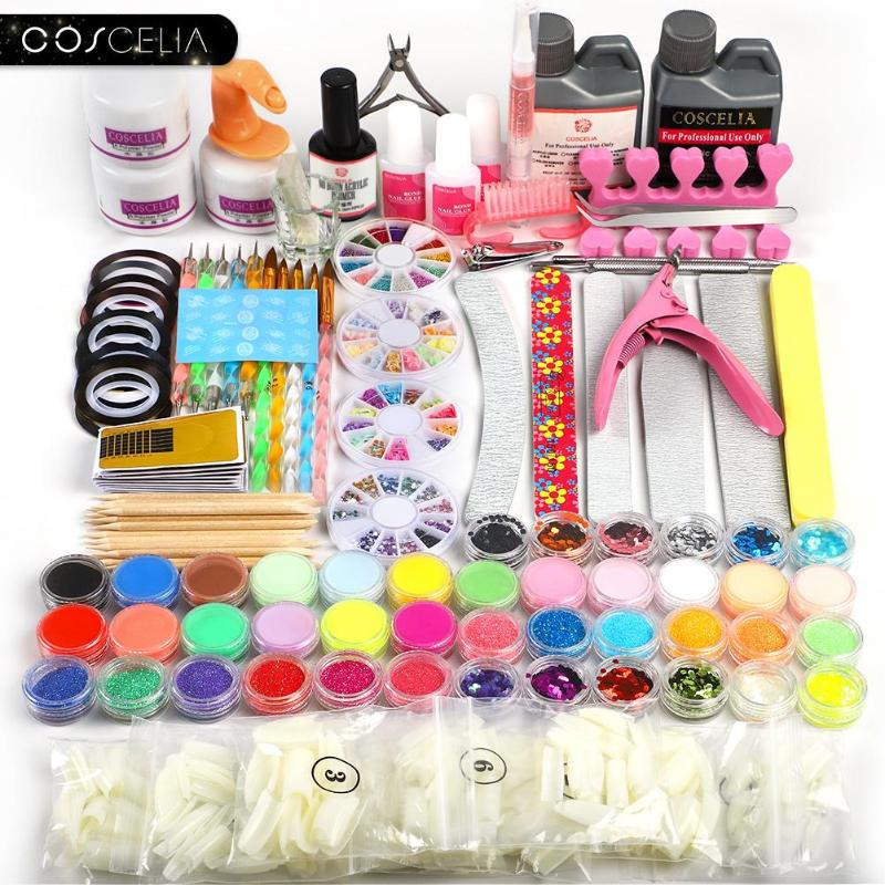 New COSCELIA Manicure Set Acrylic Nail Kit All For Manicure Nail Set Art Decorations kit Tools
New COSCELIA Manicure Set Acrylic Nail Kit All For Manicure Nail Set Art Decorations kit Tools