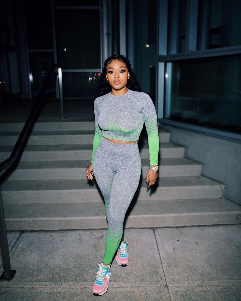 Women solid color outfits fall winter clothing tracksuits hoodies crop yoga two piece set casual plus size 2XL sweatsuits