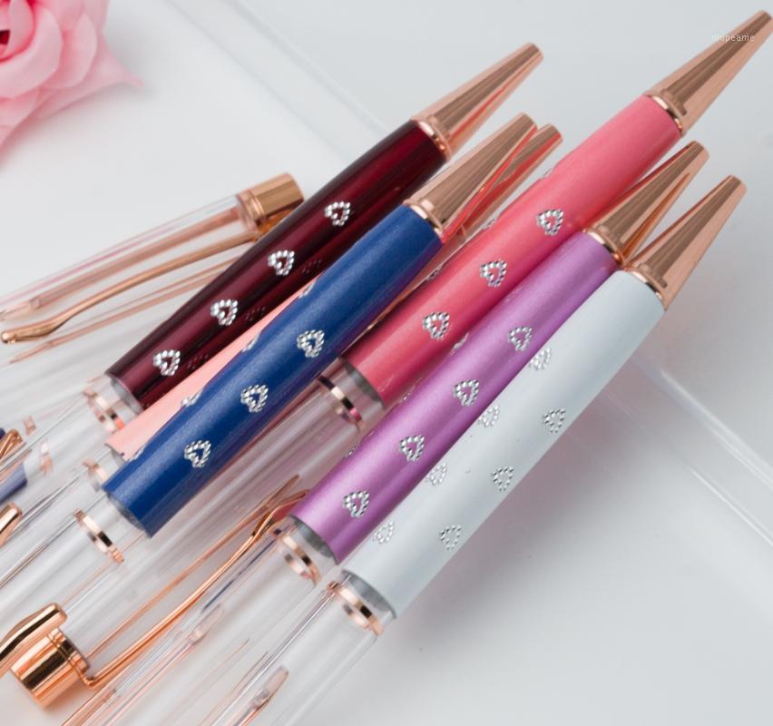 DIY Heart pattern Wedding Gift DIY Pen Fashion empty Pen Copper empty tube ballpoint1, 6 skyblue
DIY Heart pattern Wedding Gift DIY Pen Fashion empty Pen Copper empty tube ballpoint1, 6 skyblue