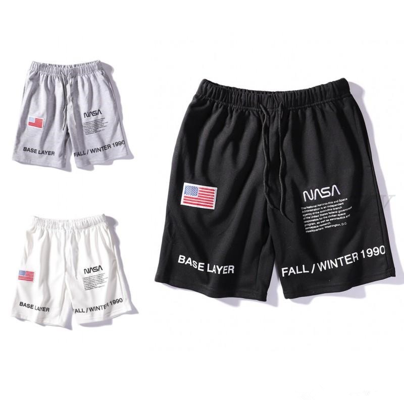 Hot NASA Shorts Mens Short Letter Embroidery Drawstring Summer Stylist Pants Men Women Black White Grey Trend Sweatpants Size M-2XL, Gray
Hot NASA Shorts Mens Short Letter Embroidery Drawstring Summer Stylist Pants Men Women Black White Grey Trend Sweatpants Size M-2XL, Gray