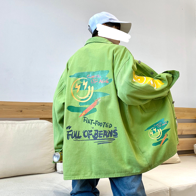 2021 Gothic Harajuku Denim Male Jacket Female Rock Fashion Quality Streetwear Hoodie 32hu, Green
2021 Gothic Harajuku Denim Male Jacket Female Rock Fashion Quality Streetwear Hoodie 32hu, Green