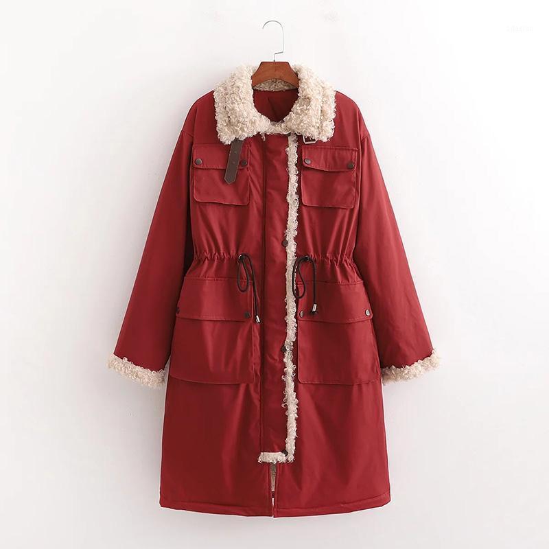 Winter New Women Thick Warm vintage Loose Drawstring Waist Chic Female Coat Mid-Length Cotton Clothes1, Black
Winter New Women Thick Warm vintage Loose Drawstring Waist Chic Female Coat Mid-Length Cotton Clothes1, Black
