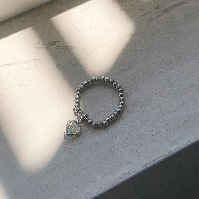 2020 Kpop Vintage gothic Zircon Love Heart Pendant Titanium Steel Beaded Rings Anillos For Women girls Party Wedding Jewelry
2020 Kpop Vintage gothic Zircon Love Heart Pendant Titanium Steel Beaded Rings Anillos For Women girls Party Wedding Jewelry