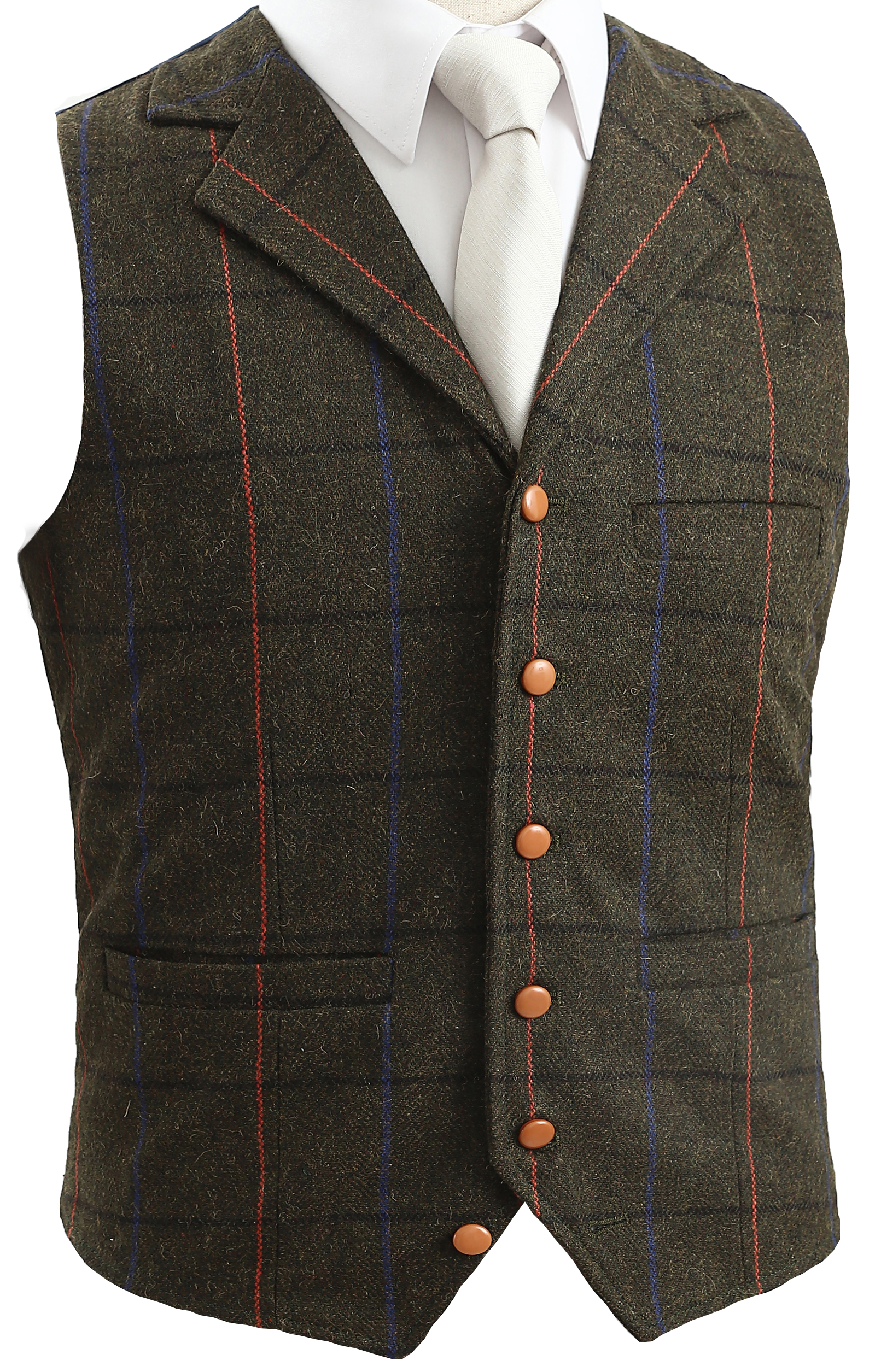 2021 England Styl Wool Groom Vests Wedding Mens slim fit Tailor Made Wedding Party for men Attire Groomsmen Vest Prom Dinner Business