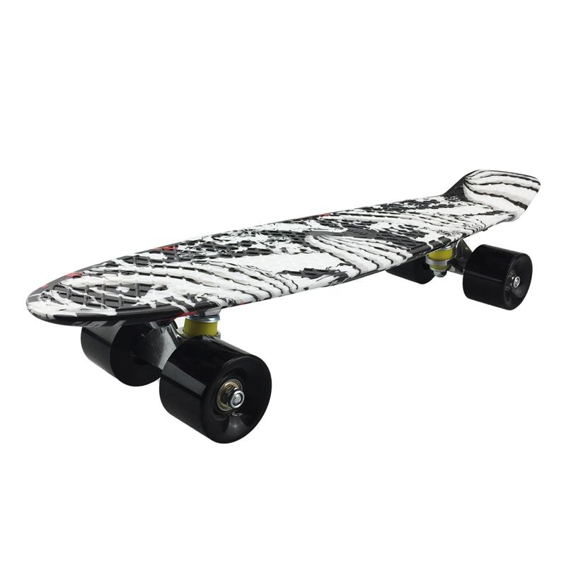 22 Inch Skateboard Small Fish Board Mini Cruiser Penny Board Retro Printing Skateboard Long Skate Beginners, Multi
22 Inch Skateboard Small Fish Board Mini Cruiser Penny Board Retro Printing Skateboard Long Skate Beginners, Multi