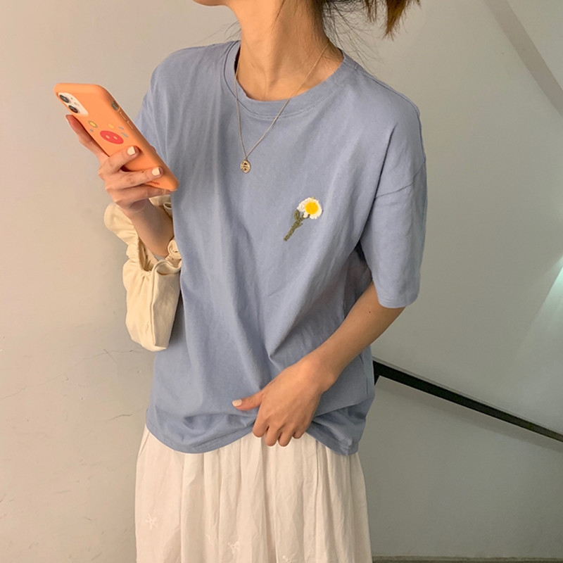 2021 New 2 colours Korean summer floral style printing short top harvest mango for women women's t-shirts (f3973) D1EZ, Sky blue
2021 New 2 colours Korean summer floral style printing short top harvest mango for women women's t-shirts (f3973) D1EZ, Sky blue