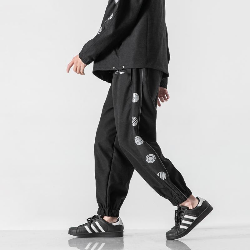 Elastic waist Men's clothes Striped reflective Cargo Pants Harajuku trousers Jogger Hip hop oversized Techwear Streetwear EZ, Black
Elastic waist Men's clothes Striped reflective Cargo Pants Harajuku trousers Jogger Hip hop oversized Techwear Streetwear EZ, Black
