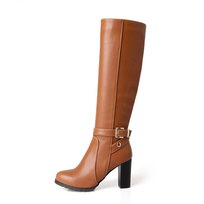 2021 fashion Women Boots Square Heels Round Toe Knee-High Boots Woman Shoes Winter Black Brown Size 34-43, 1 brown
2021 fashion Women Boots Square Heels Round Toe Knee-High Boots Woman Shoes Winter Black Brown Size 34-43, 1 brown