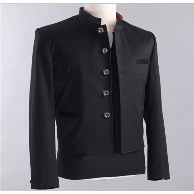 Free Shipping New colleges university Japanese school uniform male men's slim blazer chinese tunic suit jacket top man casual LJ200924