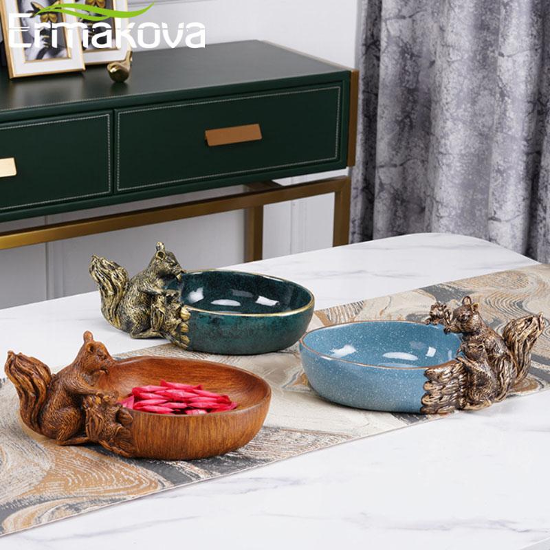 Ermakova Nordic Resin Squirrel Figurine Key Storage Ccontainer Animal Statue Home Desktop Office Decoration Gift
Ermakova Nordic Resin Squirrel Figurine Key Storage Ccontainer Animal Statue Home Desktop Office Decoration Gift