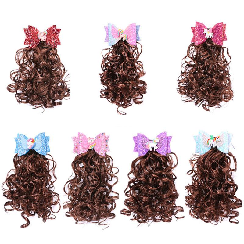 1pcs Kid wig Hair Band Hair Accessories girls fashion Stars Bowknot Wig Ponytail Headband Headdress Clip Hairpin Child Gift, Pink
1pcs Kid wig Hair Band Hair Accessories girls fashion Stars Bowknot Wig Ponytail Headband Headdress Clip Hairpin Child Gift, Pink