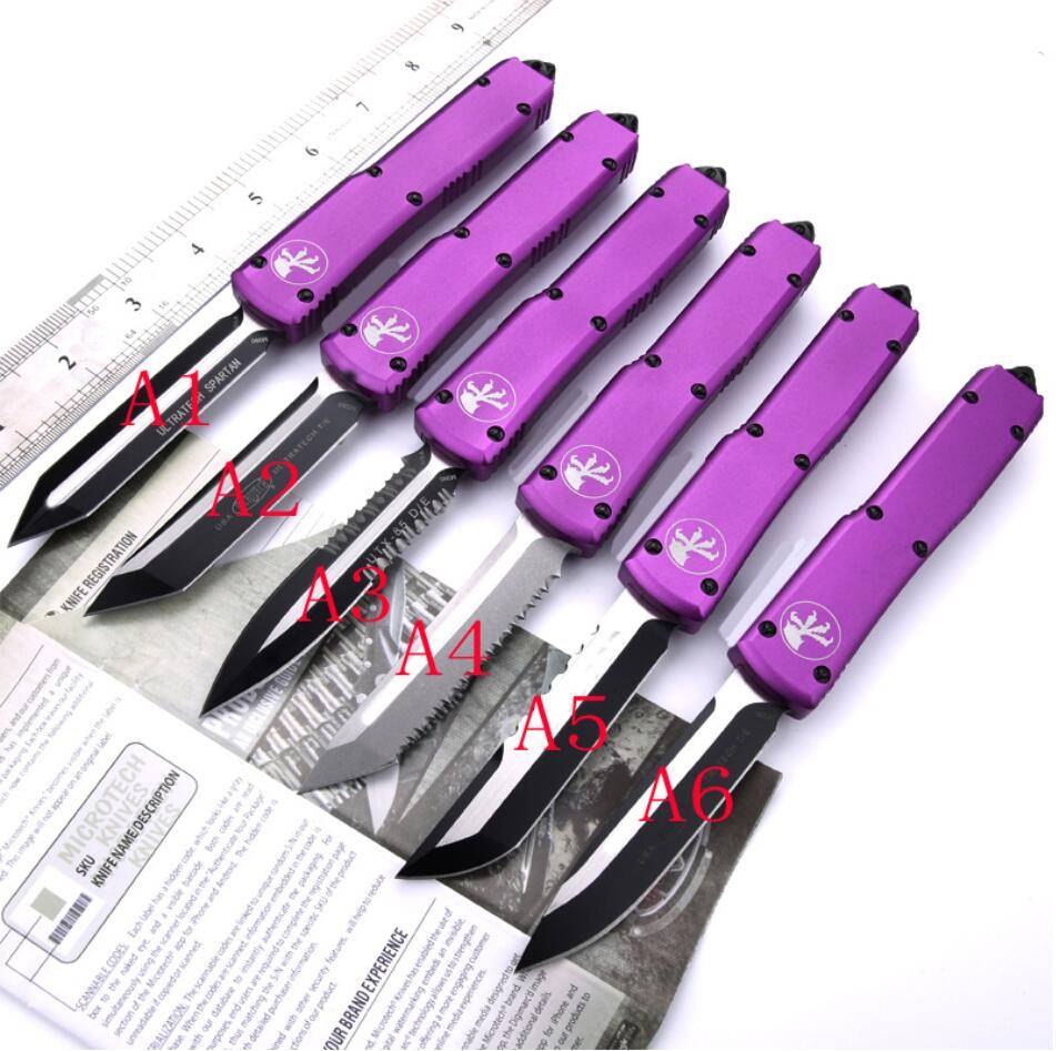 classic violet Micro VG10 blade CNC aluminum alloy handle Tactica Automatic knife Folding knife outdoor camping EDC tool UT85 UT87 UT70
classic violet Micro VG10 blade CNC aluminum alloy handle Tactica Automatic knife Folding knife outdoor camping EDC tool UT85 UT87 UT70