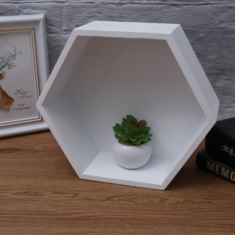 Nordic Simple Hexagon Wall Rack Decorative Shelves Creative Storage Shelves Wood Wall Decoration Crafts Home Decoration (White
Nordic Simple Hexagon Wall Rack Decorative Shelves Creative Storage Shelves Wood Wall Decoration Crafts Home Decoration (White