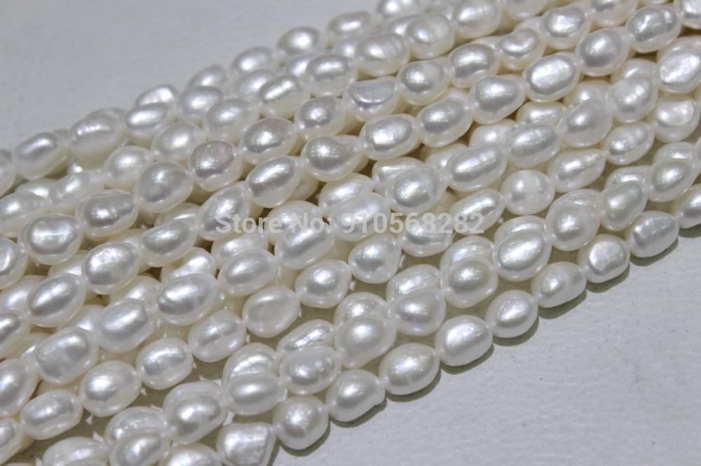 Chokers Beautiful And Colorful DIY Materials Freshwater Pearl Necklace Rice - Shaped 8X11mm 35cm
Chokers Beautiful And Colorful DIY Materials Freshwater Pearl Necklace Rice - Shaped 8X11mm 35cm