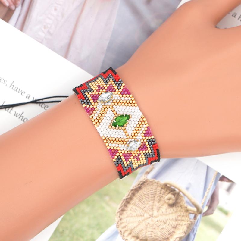 Miyuki Bracelets Green Eye Bracelet For Women Pulsera Mujer Moda Colorful Ethnic Jewelry Boho luxury Crystal Jewellery
Miyuki Bracelets Green Eye Bracelet For Women Pulsera Mujer Moda Colorful Ethnic Jewelry Boho luxury Crystal Jewellery