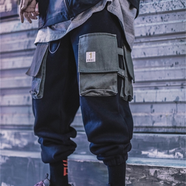 Ribbons Multi Pockets Cargo Pants Men Harajuku Casual Track Trouser Hip Hop Streetwear Techwear Pants Joggers Men Y1113, Black
Ribbons Multi Pockets Cargo Pants Men Harajuku Casual Track Trouser Hip Hop Streetwear Techwear Pants Joggers Men Y1113, Black