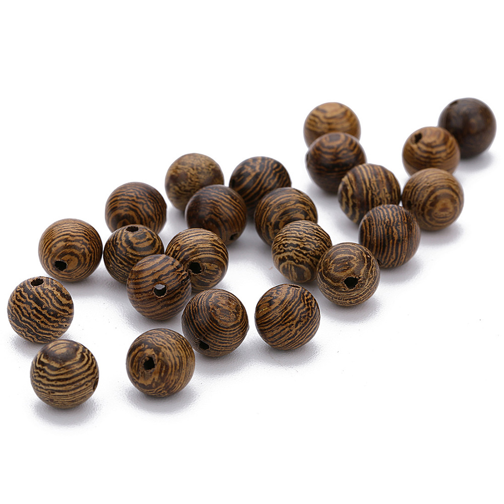 200pcs/lot 8MM Natural Loose Wooden Beads for Bracelet Necklace DIY Making Jewelry Spacer Wood Charm Beads Wholesale