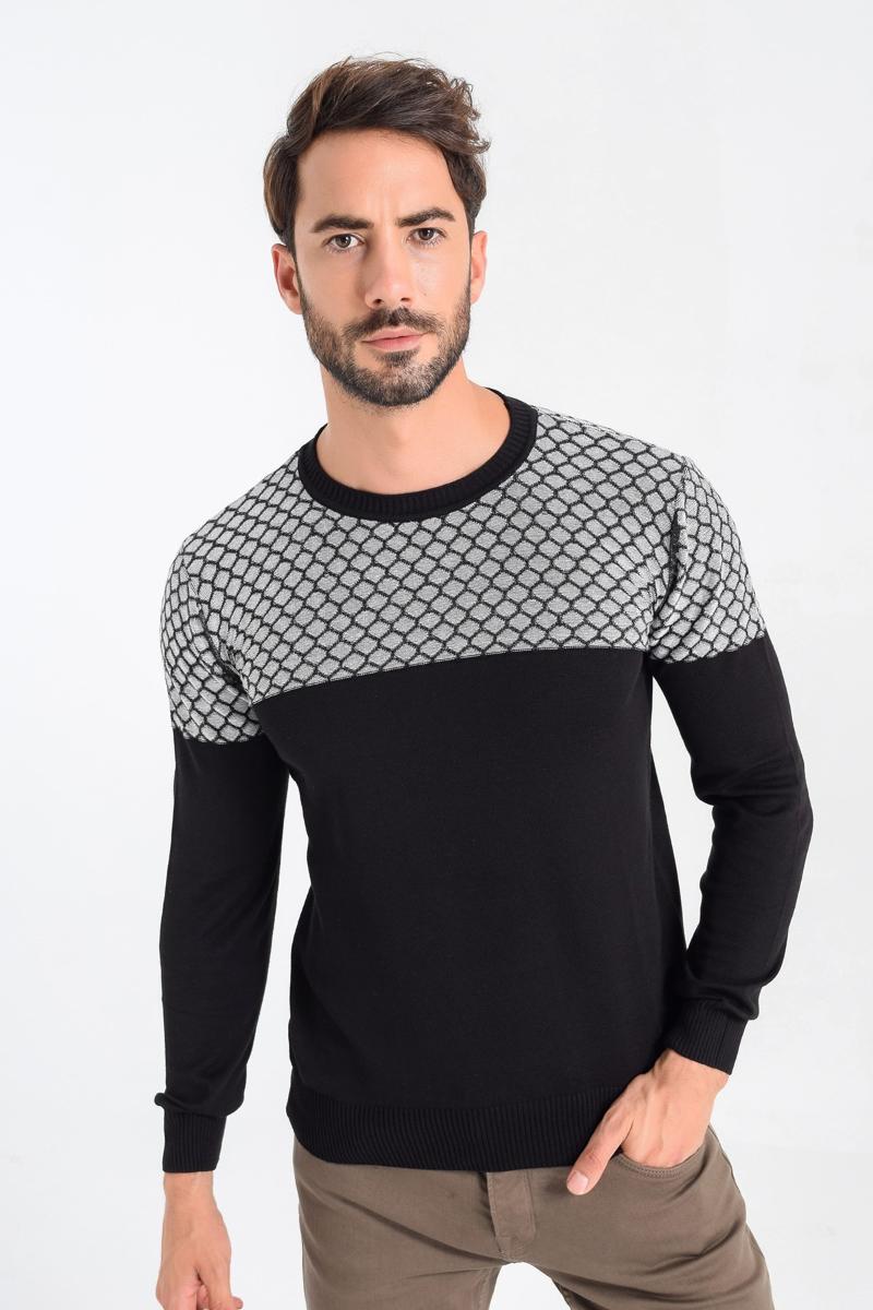 Classic men' autumn and winter casual sweater 2020 new warm base coat round neck clothes, Black
Classic men' autumn and winter casual sweater 2020 new warm base coat round neck clothes, Black
