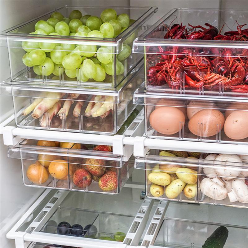 Stretchable Fridge Organizer Adjustable Transparent Drawer Basket Refrigerator Pull-Out Drawers Fresh Spacer Layer Storage Box
Stretchable Fridge Organizer Adjustable Transparent Drawer Basket Refrigerator Pull-Out Drawers Fresh Spacer Layer Storage Box
