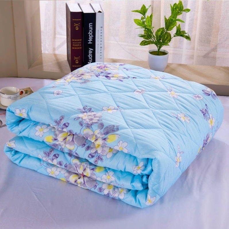 Bed quilted single piece double cotton quilt bedding queen \ size quilt, 01