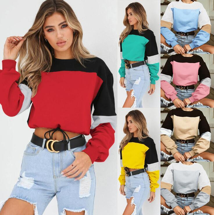 Womens Hoodies Long Sleeve Splcing Color Sweatshirt Pullover Tops Blouse O Neck Blusas Mujer De Moda Cotton blouse1, As follows
Womens Hoodies Long Sleeve Splcing Color Sweatshirt Pullover Tops Blouse O Neck Blusas Mujer De Moda Cotton blouse1, As follows