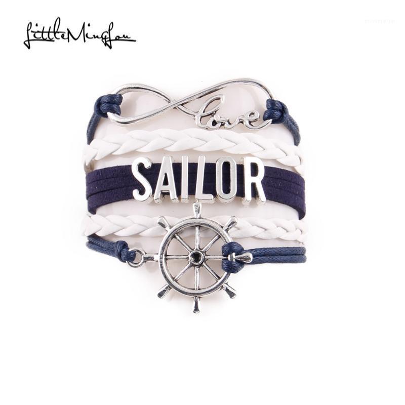 Little MingLou Infinity love Sailor Bracelet rudder Charm leather wrap bracelets & bangles for Women men profession jewelry1
Little MingLou Infinity love Sailor Bracelet rudder Charm leather wrap bracelets & bangles for Women men profession jewelry1