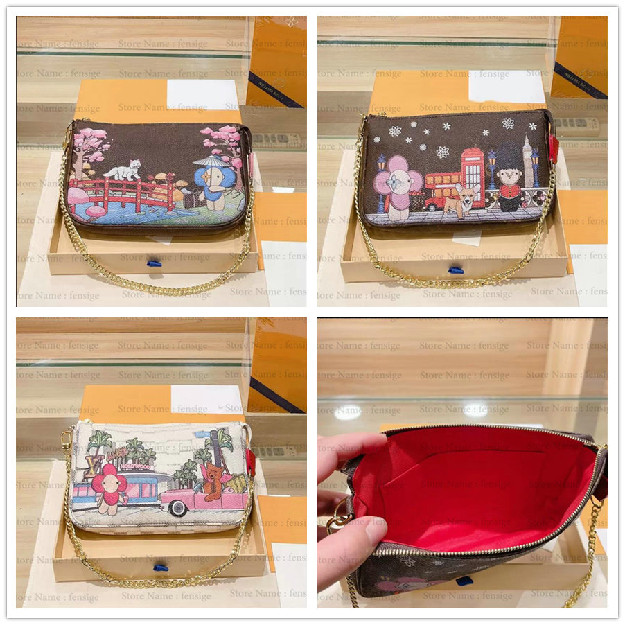Mini Pochette Accessoires M45905 Vivienne Print Chain bag Zip Pochette Pouch Wallet Envelope Bag Womens Luxurys Designer Handbag M80863 Purse
Mini Pochette Accessoires M45905 Vivienne Print Chain bag Zip Pochette Pouch Wallet Envelope Bag Womens Luxurys Designer Handbag M80863 Purse