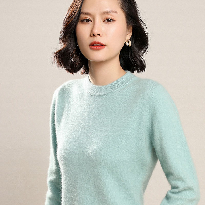 2020 super hot pure cashmere mink and women' sweaters fall winter soft half turtleneck high female sweater base, Baokelv
2020 super hot pure cashmere mink and women' sweaters fall winter soft half turtleneck high female sweater base, Baokelv