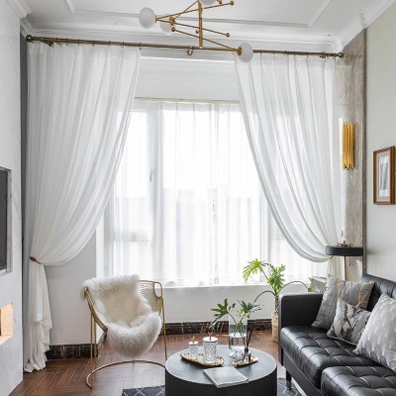 New Nordic Light Luxury Curtain Pure Color Fishbone Pattern Window Screening Living Room Translucent Curtain Dropshipping, White
New Nordic Light Luxury Curtain Pure Color Fishbone Pattern Window Screening Living Room Translucent Curtain Dropshipping, White