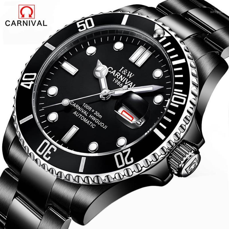 Wristwatches Top Mens Watches Automatic Mechanical Watch Sapphire Waterproof 30M Full Black Steel Clock Relogio Masculino1, Color 05
Wristwatches Top Mens Watches Automatic Mechanical Watch Sapphire Waterproof 30M Full Black Steel Clock Relogio Masculino1, Color 05