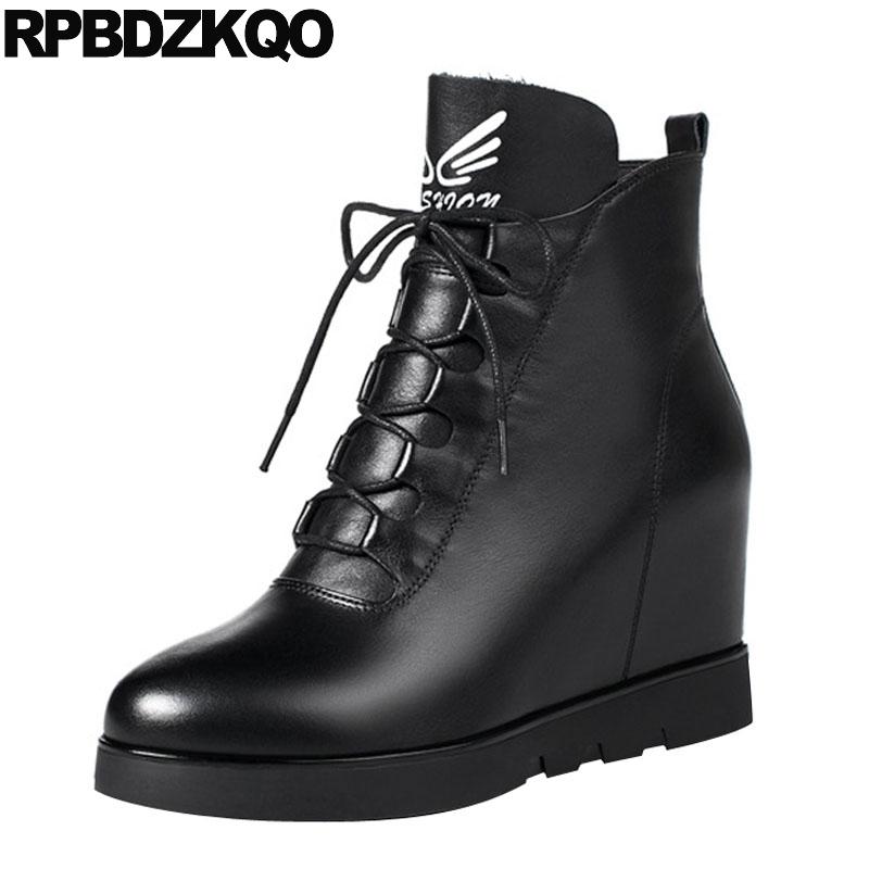 autumn high heel fur height increased black brand women winter boots genuine leather booties shoes fall designer wedge short
autumn high heel fur height increased black brand women winter boots genuine leather booties shoes fall designer wedge short