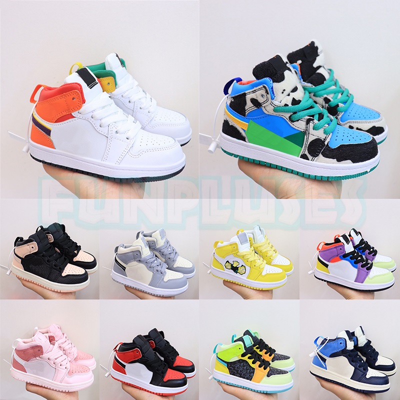 High Quality Jumpman 1 1s Kids Basketball Shoes Digital Pink UNC Obsidian Chicago Chunky Dunky Boys toddler sneakers J1 Sports trainers
High Quality Jumpman 1 1s Kids Basketball Shoes Digital Pink UNC Obsidian Chicago Chunky Dunky Boys toddler sneakers J1 Sports trainers