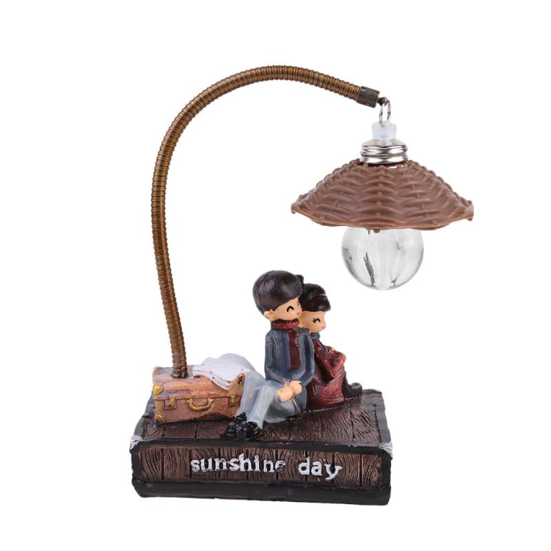 Exquisite Art Lamp Couple Statue Decoration Desktop Light Ornament Bedside Night Light Gift for Girls (Red Clothing)
Exquisite Art Lamp Couple Statue Decoration Desktop Light Ornament Bedside Night Light Gift for Girls (Red Clothing)
