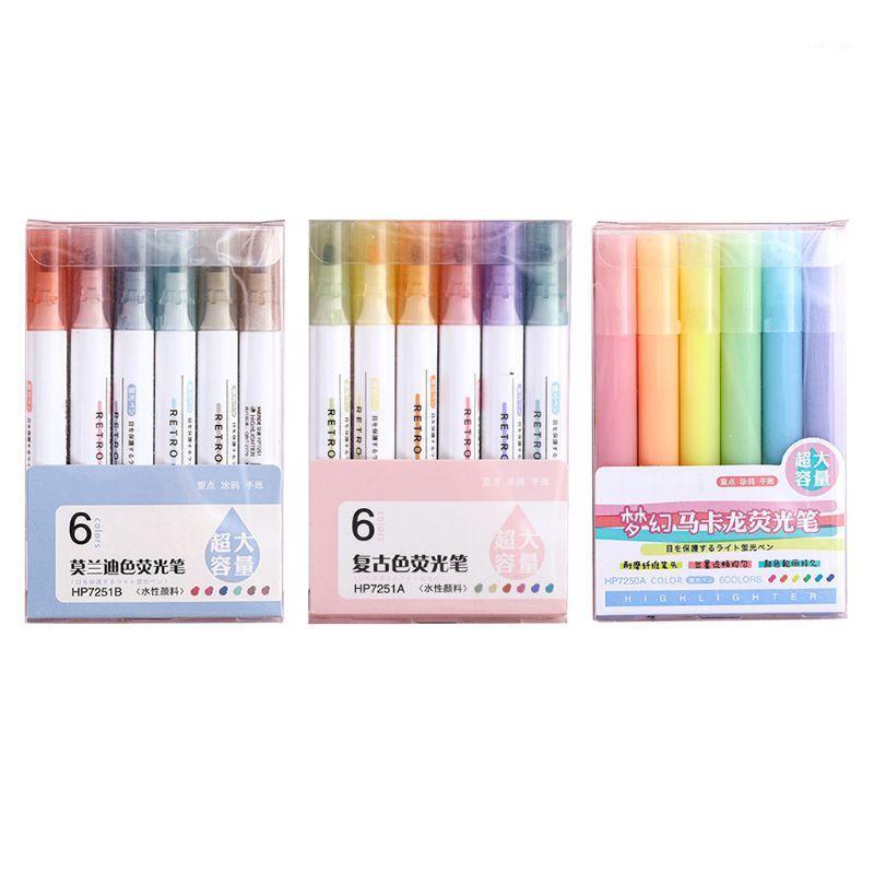 6pcs/set Highlighter Pen Pastel Fluorescent Marker Pens for Journaling School Office Supplies1
6pcs/set Highlighter Pen Pastel Fluorescent Marker Pens for Journaling School Office Supplies1