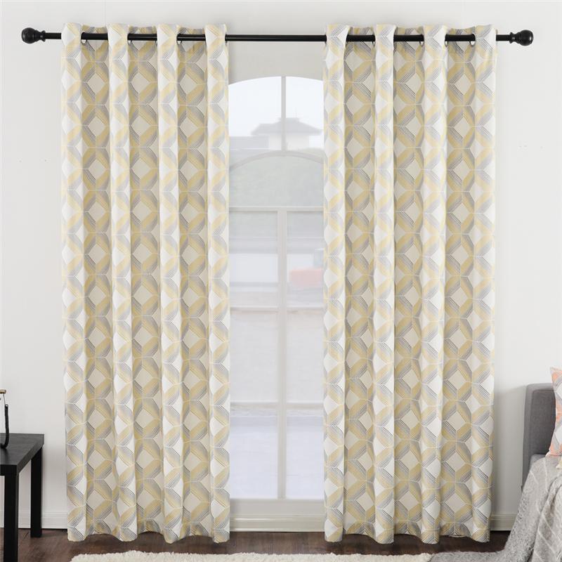 Jacquard Cotton Linen Colored Diamond Geometry Curtains Kitchen Window Shade Drapes For Living Room, Orange
Jacquard Cotton Linen Colored Diamond Geometry Curtains Kitchen Window Shade Drapes For Living Room, Orange