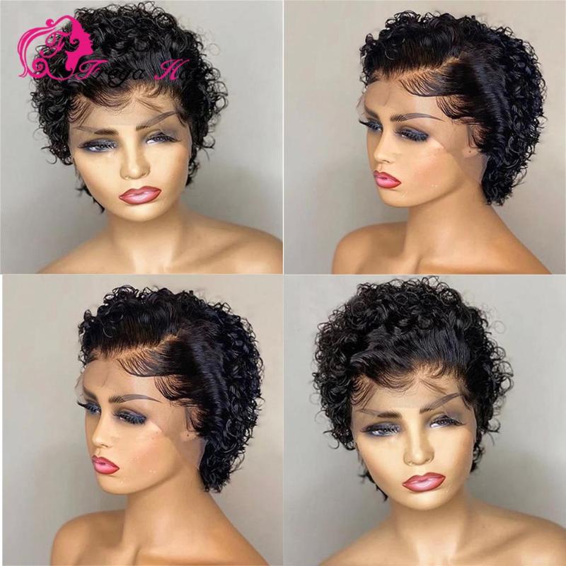 130%/150% Lace Front Human Hair Wigs Short Pixie Cut Wig For Women Pre Plucked Short Curly Wig Brazilian Human Hair, Natural color
130%/150% Lace Front Human Hair Wigs Short Pixie Cut Wig For Women Pre Plucked Short Curly Wig Brazilian Human Hair, Natural color