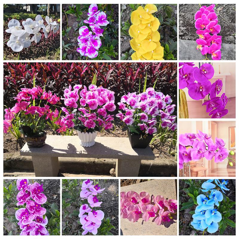 Artificial Butterfly Orchid Silk Flower String Simulation Phalaenopsis Home Flower Arrangements Wedding Party Decor 10 Styles
Artificial Butterfly Orchid Silk Flower String Simulation Phalaenopsis Home Flower Arrangements Wedding Party Decor 10 Styles