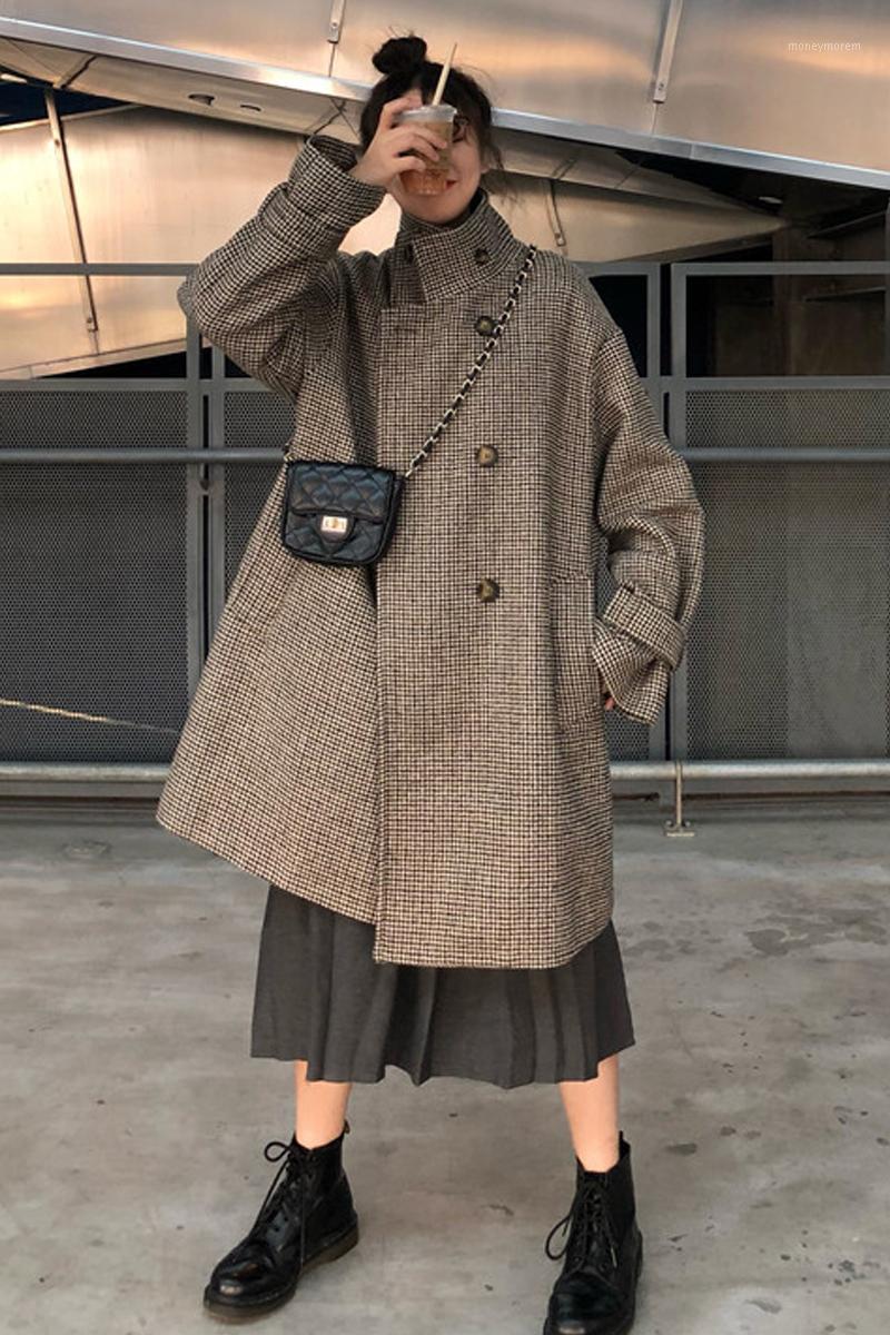 Fashion Black Woolen Coat Women's Medium Length In Autumn Winter Plus Cotton Thickening Veste Patchwork Retro Bestselling GG50yf1, Normal
Fashion Black Woolen Coat Women's Medium Length In Autumn Winter Plus Cotton Thickening Veste Patchwork Retro Bestselling GG50yf1, Normal