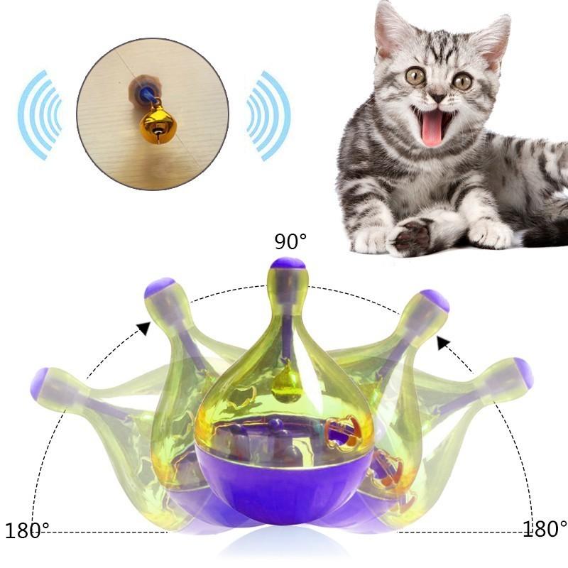 Interactive Cat Toy IQ Treat Ball Smarter Pet Toys Ball Dispenser For Cats Playing Training Balls Pet Supplies
Interactive Cat Toy IQ Treat Ball Smarter Pet Toys Ball Dispenser For Cats Playing Training Balls Pet Supplies