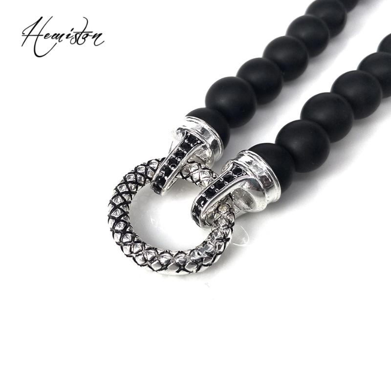 Black Obsidian Matted Beads with Circle Clasp Ribbon Chain Necklace, -Rebel Heart Style Jewelry for Men N87
Black Obsidian Matted Beads with Circle Clasp Ribbon Chain Necklace, -Rebel Heart Style Jewelry for Men N87