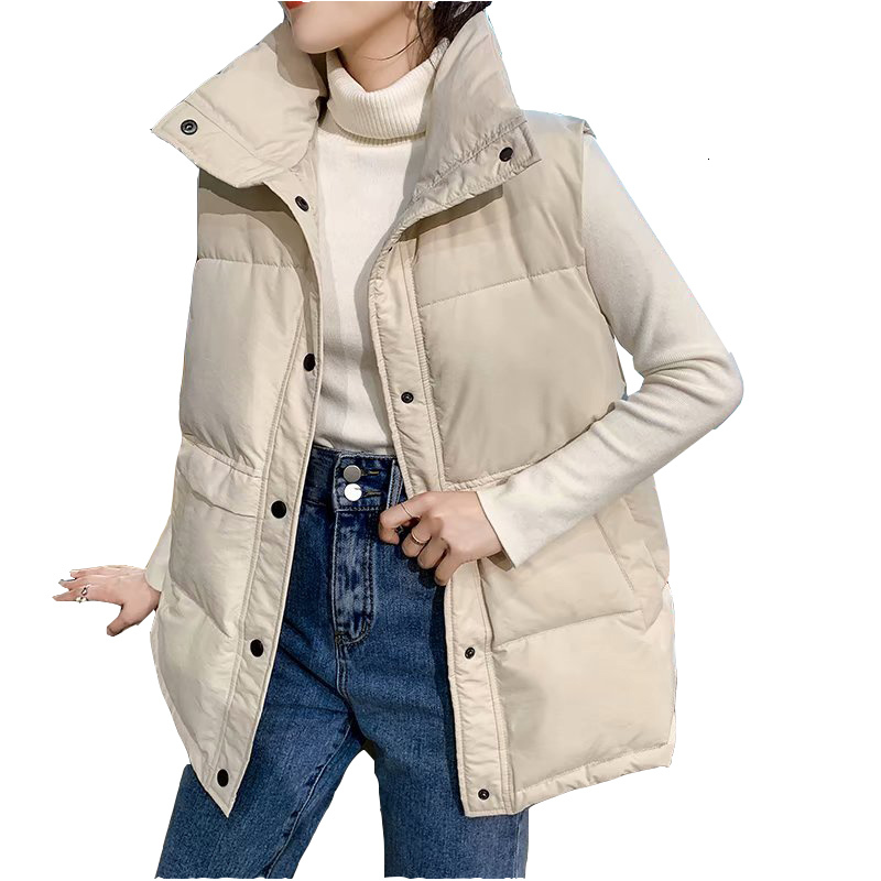 2021 New Autumn New winter Korean woman jacket long medium down cotton women' all-match jackets vest bread clothing, Creamy-white.
2021 New Autumn New winter Korean woman jacket long medium down cotton women' all-match jackets vest bread clothing, Creamy-white.