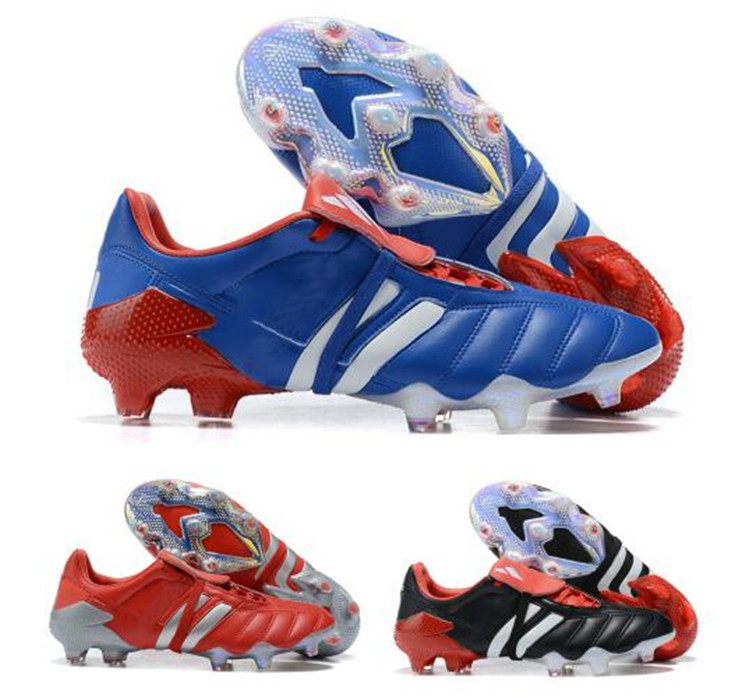 Predators 20+ Mutator Predators Mania Tormentor Soccer Cleats Mens Firm Ground Boots Active Blue Metallic Red Shoes Size 39-45
Predators 20+ Mutator Predators Mania Tormentor Soccer Cleats Mens Firm Ground Boots Active Blue Metallic Red Shoes Size 39-45