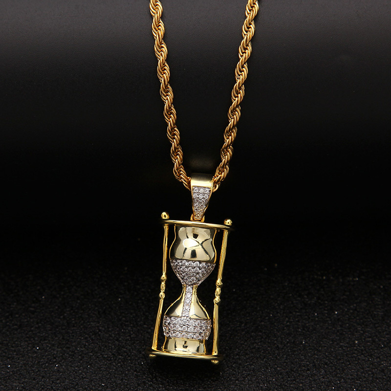 Hourglass Pendant Mode 2-color Aaa Zircon Iced Out of Men Necklace Hip Hop Street Jewelry Bw0j
Hourglass Pendant Mode 2-color Aaa Zircon Iced Out of Men Necklace Hip Hop Street Jewelry Bw0j