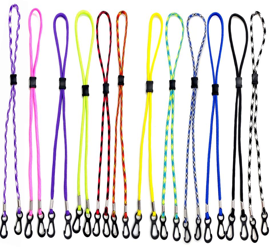 Lanyards For Face Mask With Clasp Rope Neck Strap Chain Buckle Cord For Mouth Covering Adjustable 12 colors for chose 
Lanyards For Face Mask With Clasp Rope Neck Strap Chain Buckle Cord For Mouth Covering Adjustable 12 colors for chose