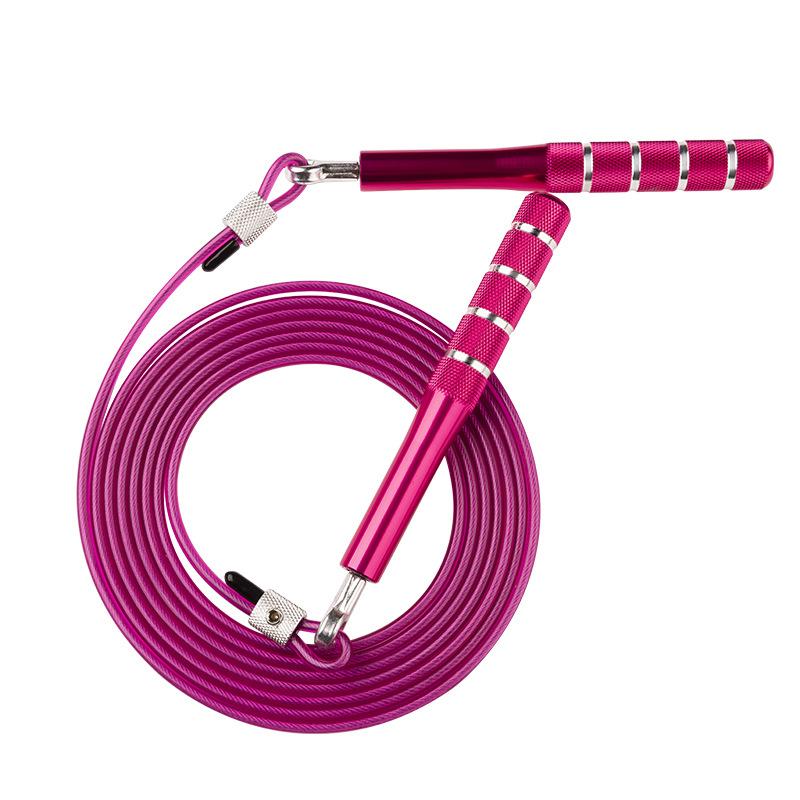 Skipping rope fitness supplies aluminum alloy aluminum handle steel wire handle bearing steel wire skipping rope
Skipping rope fitness supplies aluminum alloy aluminum handle steel wire handle bearing steel wire skipping rope